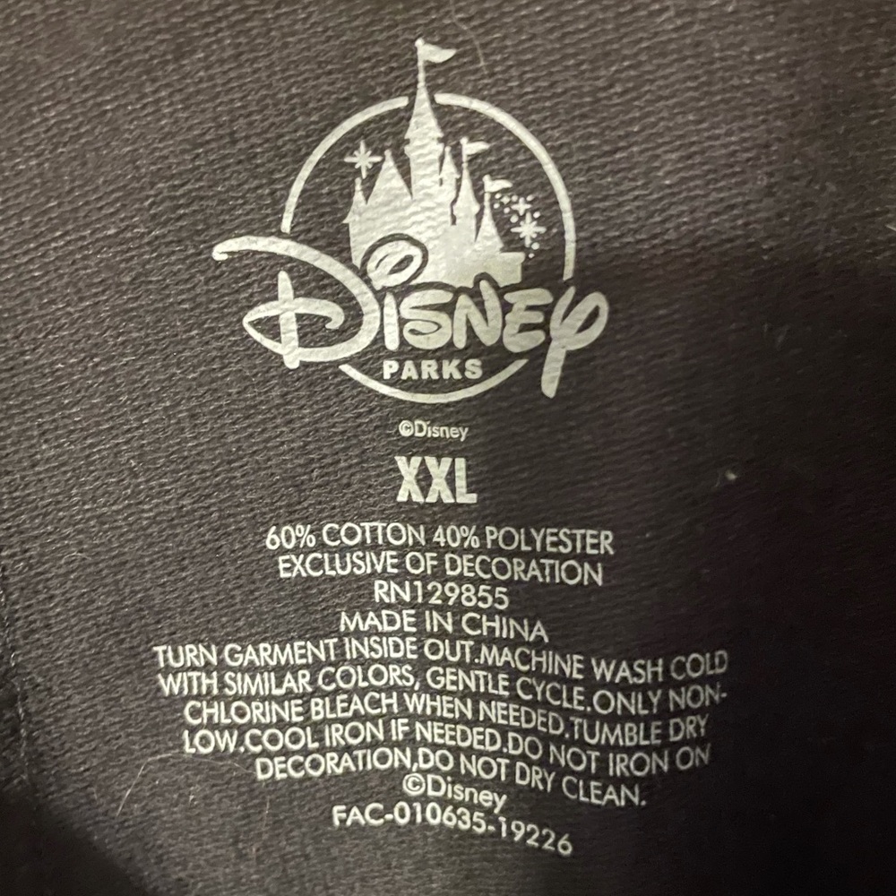ADULT WOMENS WALT DISNEY WORLD JUMPER BLACK AND PINK SIZE XXL - Picture 6 of 6